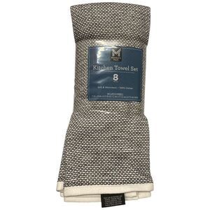 Black Soot - Member's Mark Soft & Absorbent Leno Waffle Kitchen Towel Set, 100%